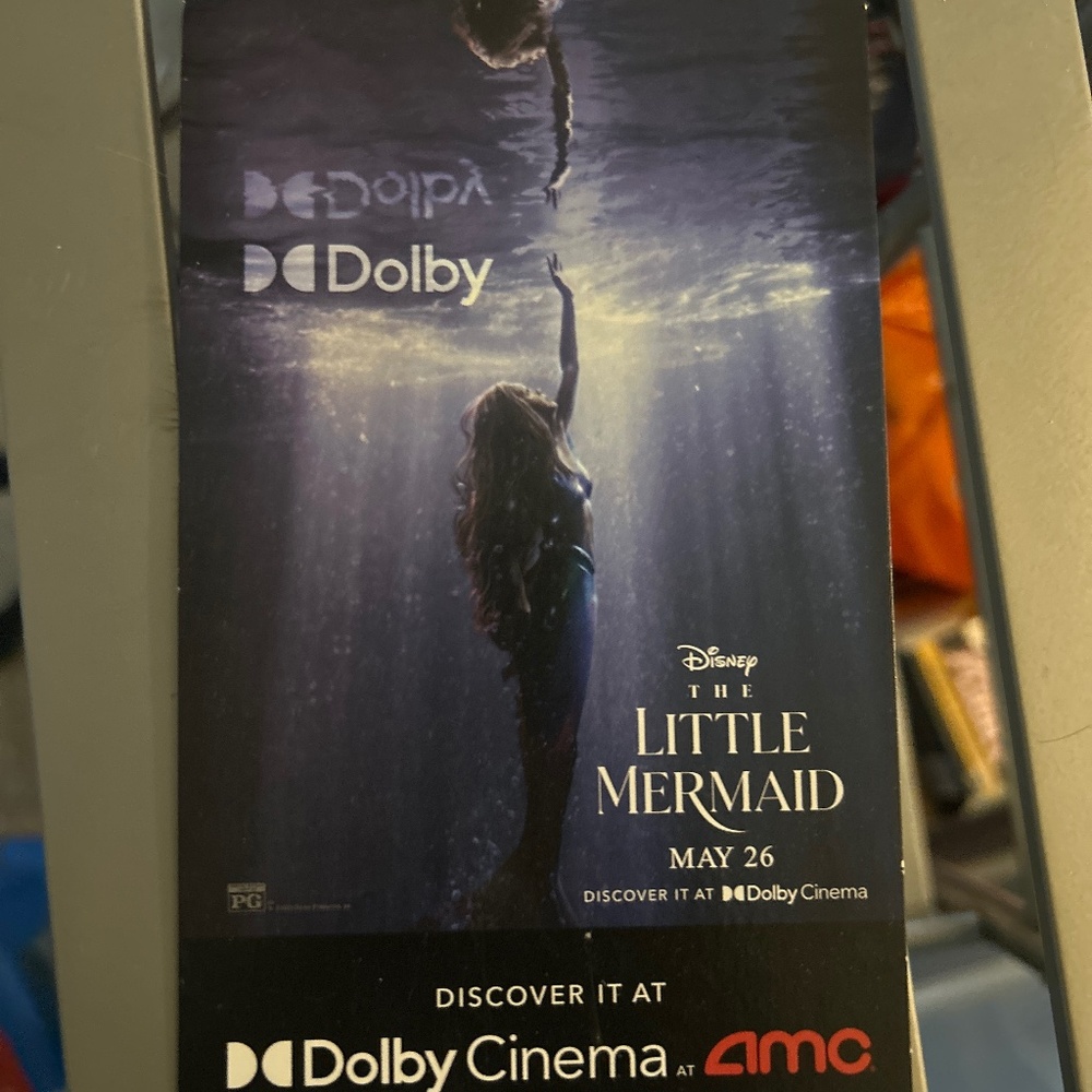 Little mermaid collectible ticket